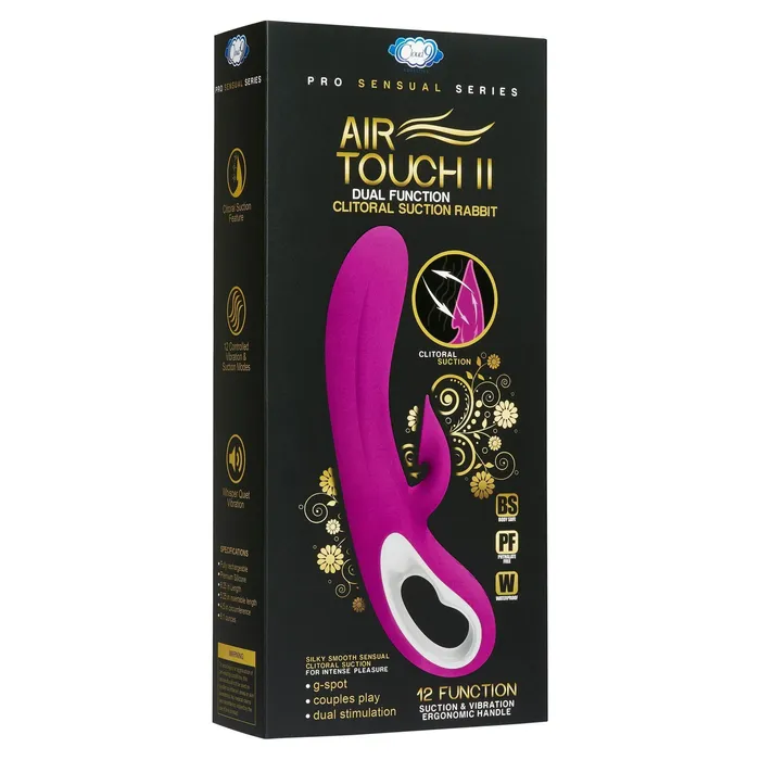 Vibrators Cloud 9 Novelties Air Touch 2 Purple Vibrators Cloud 9 Novelties Air Touch 2 Purple