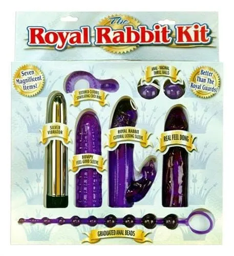 Vibrators Pipedream Royal Rabbit Kit