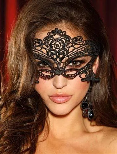 Vibrators Shirley of Hollywood HOT Embroidered Venice Mask
