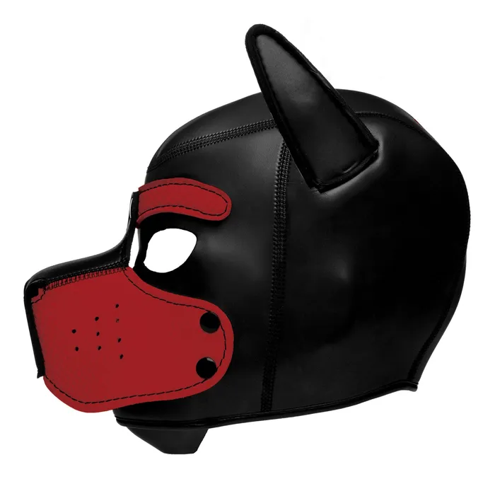 Vibrators Spike Neoprene Puppy Hood Red XR Brands Master Series Vibrators Spike Neoprene Puppy Hood Red XR Brands Master Series