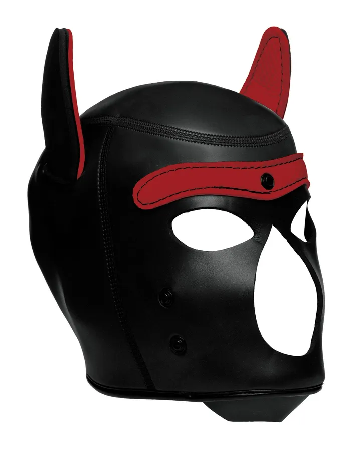 Vibrators Spike Neoprene Puppy Hood Red XR Brands Master Series Vibrators Spike Neoprene Puppy Hood Red XR Brands Master Series