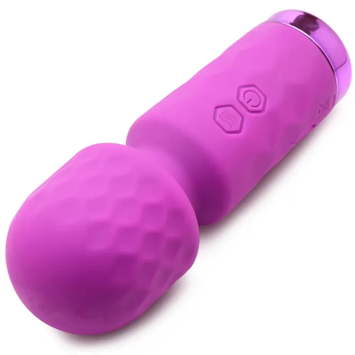 XR Brands Bang 10x Mini Silicone Wand Purple Vibrators XR Brands Bang 10x Mini Silicone Wand Purple Vibrators