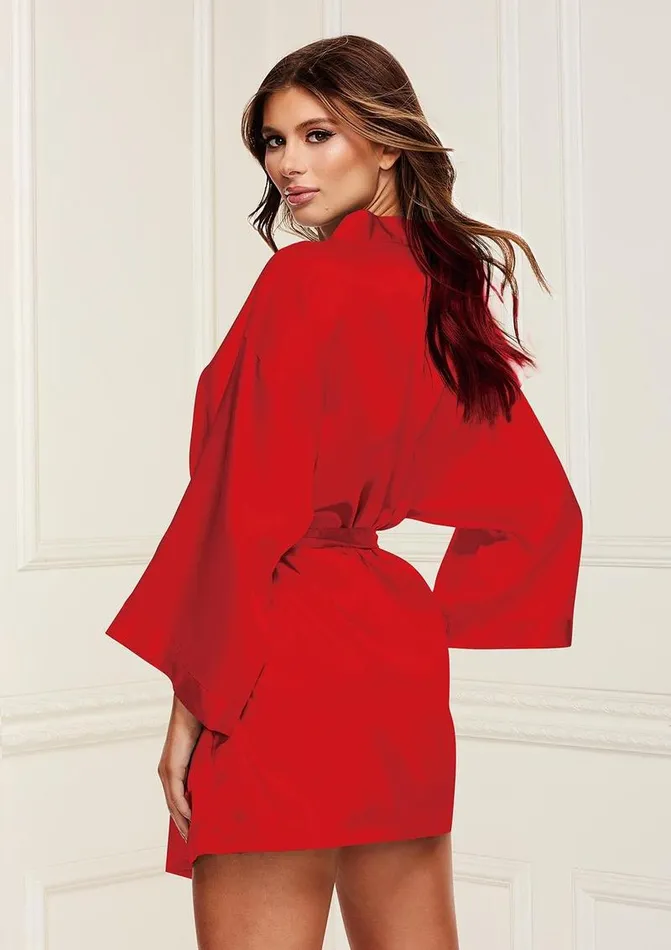 All Satin Robe Baci Lingerie Vibrators All Satin Robe Baci Lingerie Vibrators