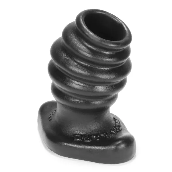 Anal Butthole2 Hollow Plug Medium Black OxBalls