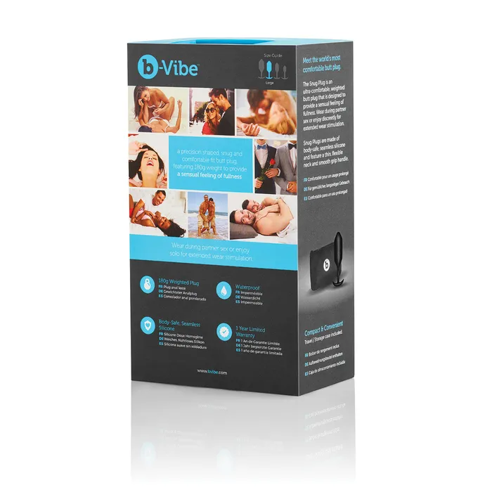 BVibe Anal BVibe Snug Plug 3 L Assorted Colors BVibe Anal BVibe Snug Plug 3 L Assorted Colors