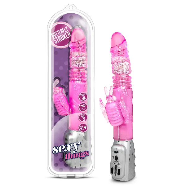 Blush Male Sex Toys Sexy Things Butterfly Stroker Pink