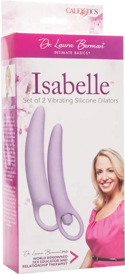 California Exotic Novelties Couples Dr Laura Berman Isabelle Set of 2 Vibrating Silicone Dilators Sex Toy Sexual Aid California Exotic Novelties Couples Dr Laura Berman Isabelle Set of 2 Vibrating Silicone Dilators Sex Toy Sexual Aid