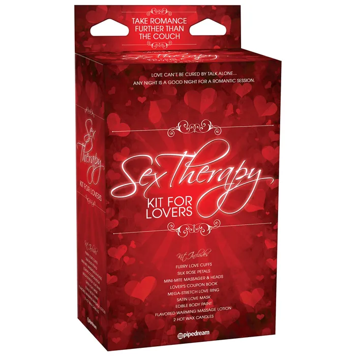 Couples Pipedream Sex Therapy Kit 9 Piece Romance Set