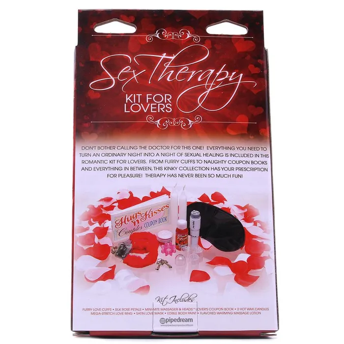 Couples Pipedream Sex Therapy Kit 9 Piece Romance Set