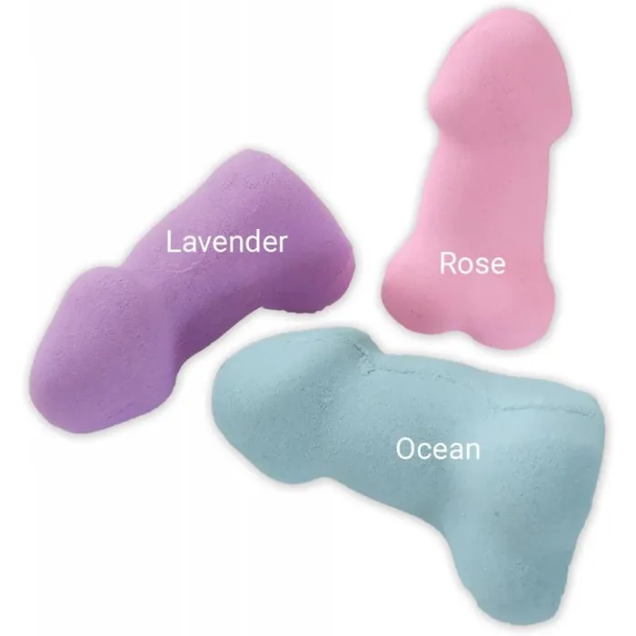 Enhancers Hott Products Erotic Scented Pecker Bath Bombs 3 Pack
