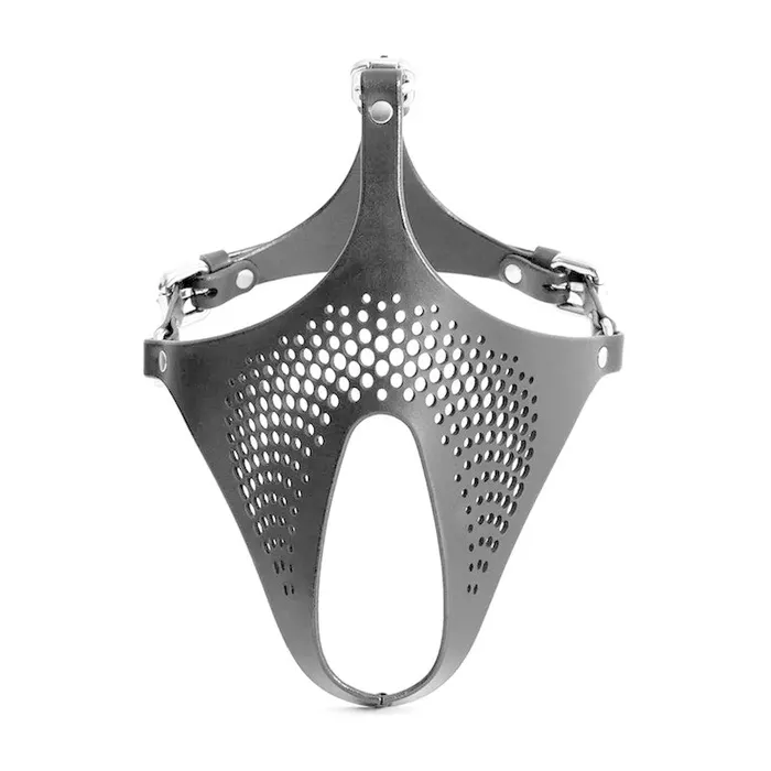 Ex Machina Genuine Leather Mask Black Daytona Restraints
