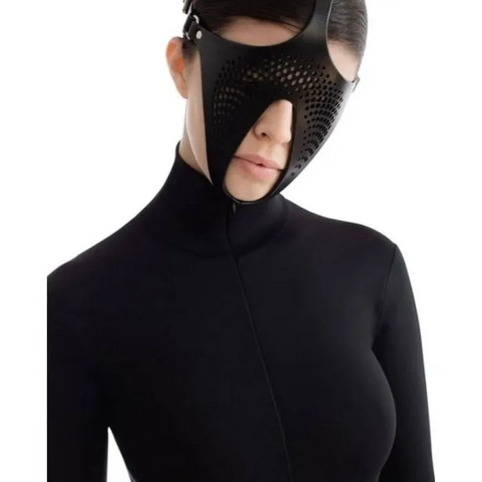 Ex Machina Genuine Leather Mask Black Daytona Restraints
