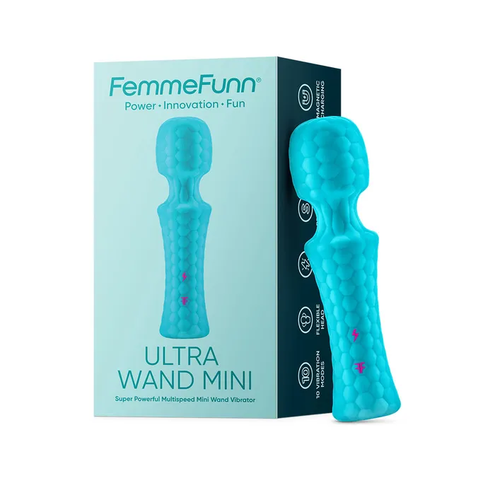 Female Sex Toys Femme Funn Femme Funn Ultra Wand Mini Turquoise