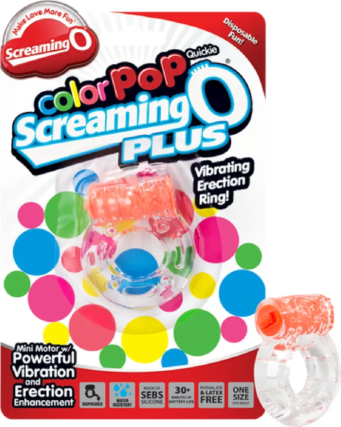 Female Sex Toys Screaming O Color Pop Quickie Plus Orange Vibrator Sex Adult Pleasure Orgasm Screaming O Female Sex Toys Screaming O Color Pop Quickie Plus Orange Vibrator Sex Adult Pleasure Orgasm Screaming O