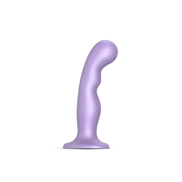 Female Sex Toys StrapOnMe PG Plug Dil Metallic Lilac Large StrapOnMe