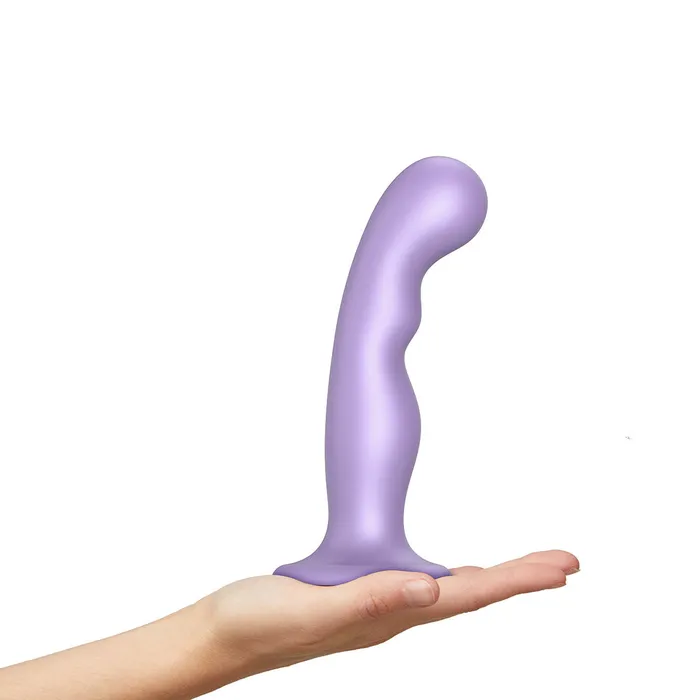 Female Sex Toys StrapOnMe PG Plug Dil Metallic Lilac Large StrapOnMe