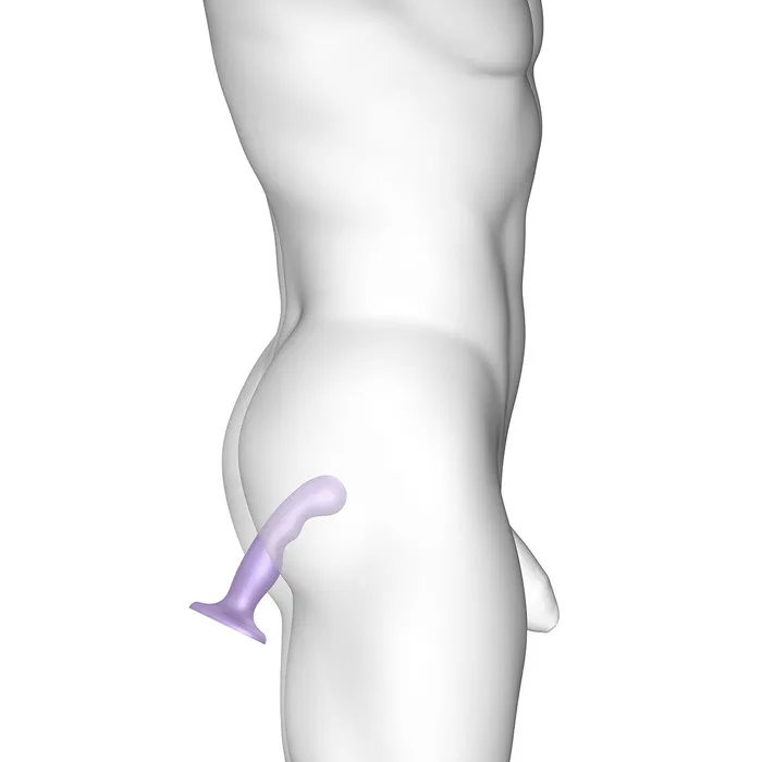 Female Sex Toys StrapOnMe PG Plug Dil Metallic Lilac Large StrapOnMe
