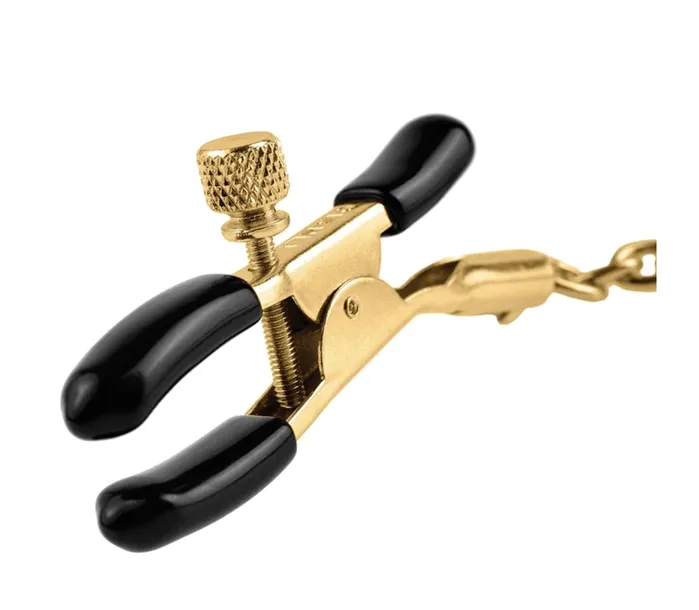 Fetish Fantasy Gold Chain Nipple Clamps Gold Erotica Adult Toys Female Sex Toys Fetish Fantasy Gold Chain Nipple Clamps Gold Erotica Adult Toys Female Sex Toys