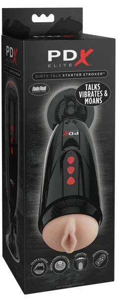 Male Sex Toys Pipedreams Dirty Talk Starter Stroker