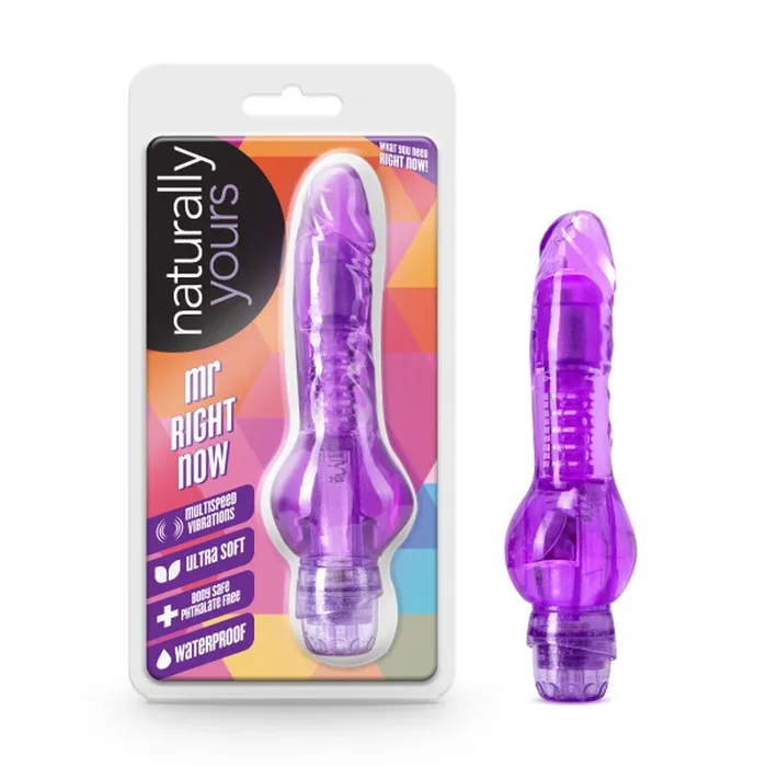 Naturally Yours Naturally Yours Mr Right Now Purple Vibrators