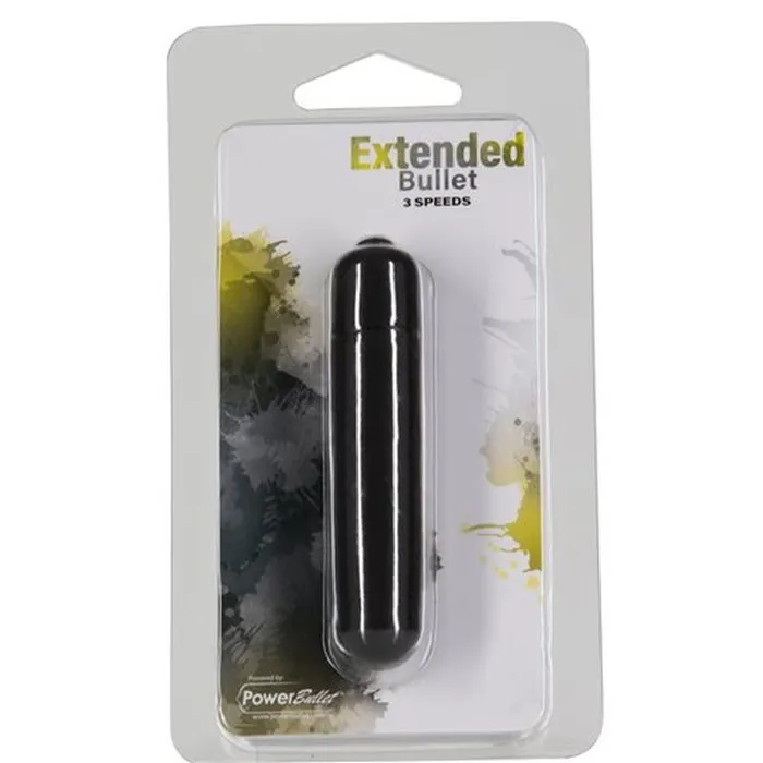 PowerBullet Anal Extended Breeze 9cm Power Bullet Black