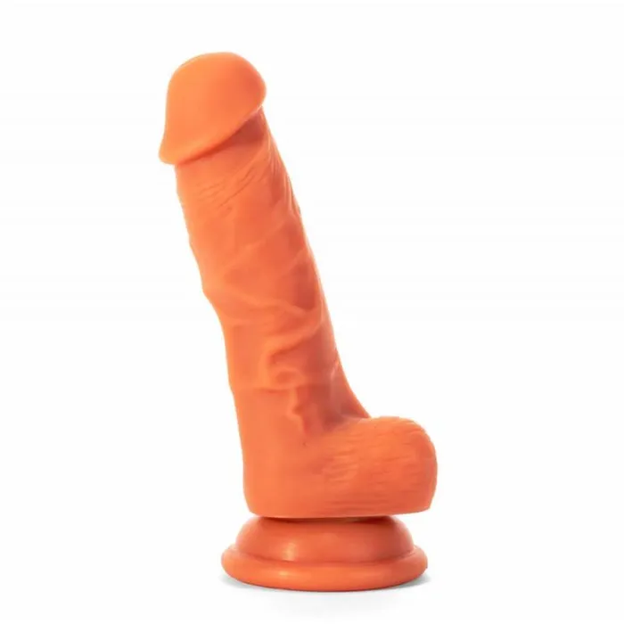 Realistic Dildo Veined Shaft w Balls Flesh XMEN Dildos
