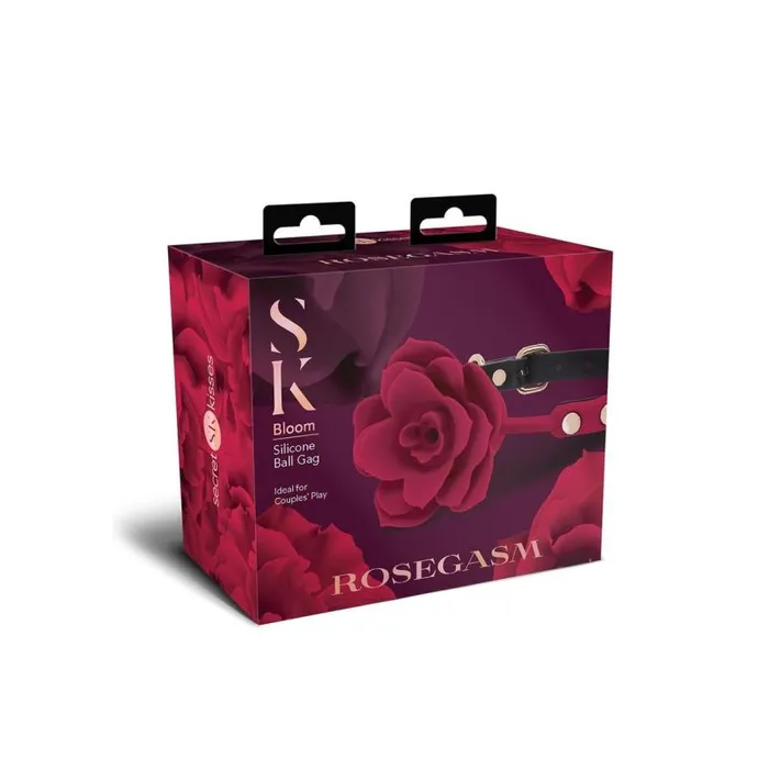 Secret Kisses Female Sex Toys Secret Kisses Rosegasm Bloom Silicone Gag
