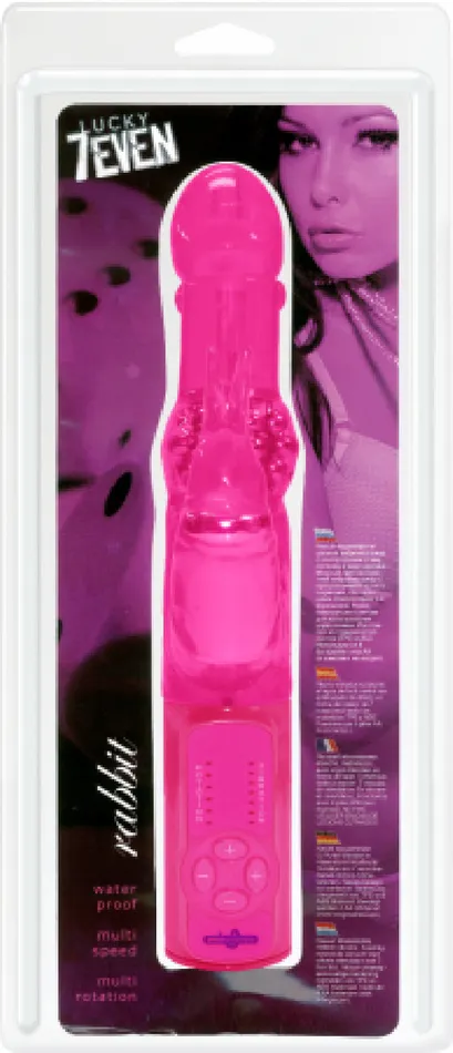 Seven Creations Vibrators Lucky 7even Rabbit Vibe Pink Sex Toy Adult Pleasure Seven Creations Vibrators Lucky 7even Rabbit Vibe Pink Sex Toy Adult Pleasure