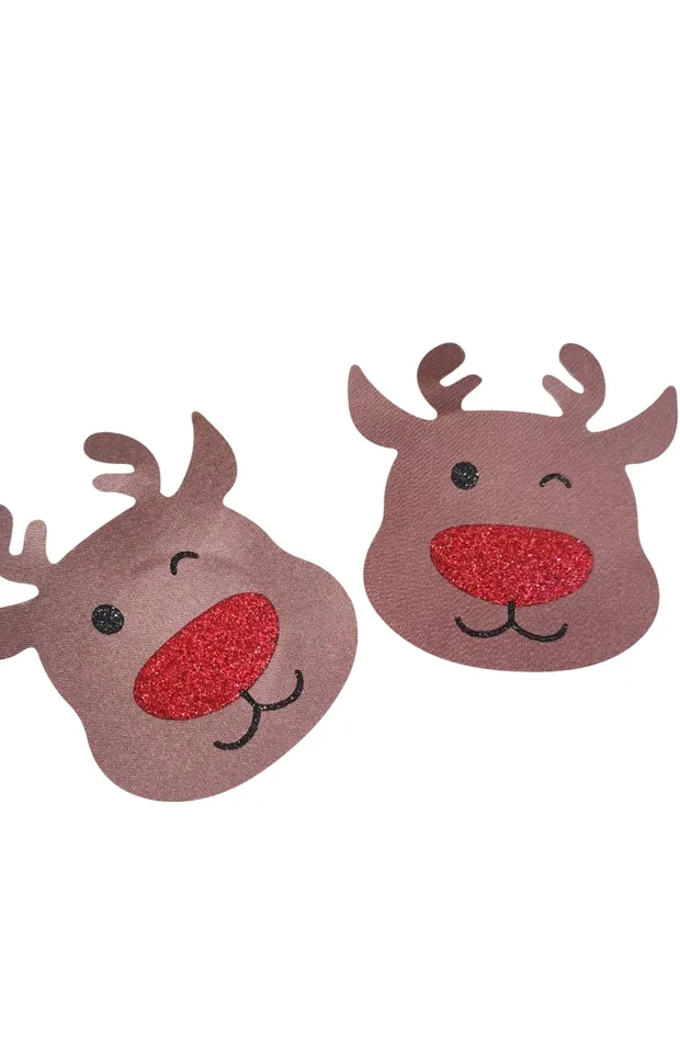 YesX Vibrators YesX YX960 BrownRed Reindeer Nipple Covers YesX Vibrators YesX YX960 BrownRed Reindeer Nipple Covers
