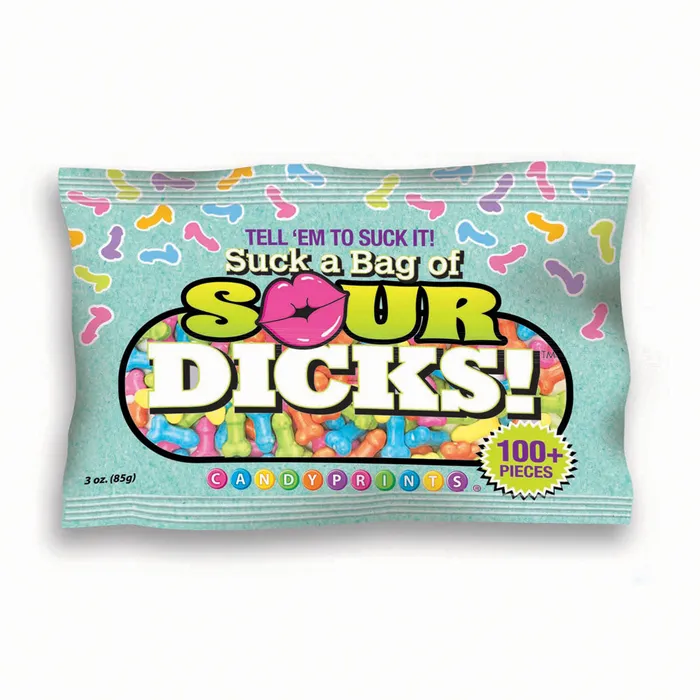 Anal Little Genie Suck A Bag Of Sour Dicks Novelty Pecker Lollies 84 grams Anal Little Genie Suck A Bag Of Sour Dicks Novelty Pecker Lollies 84 grams