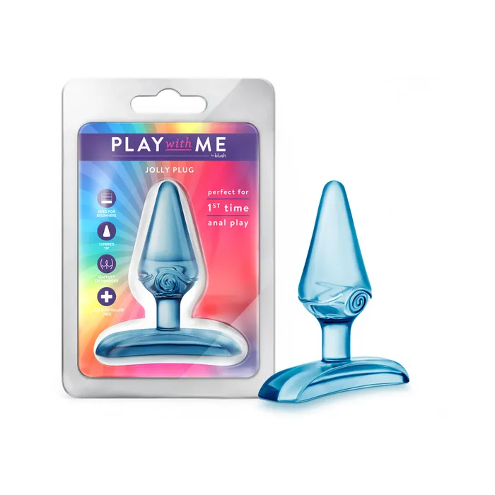 Blush Play With Me Jolly Plug Blue Blush Anal