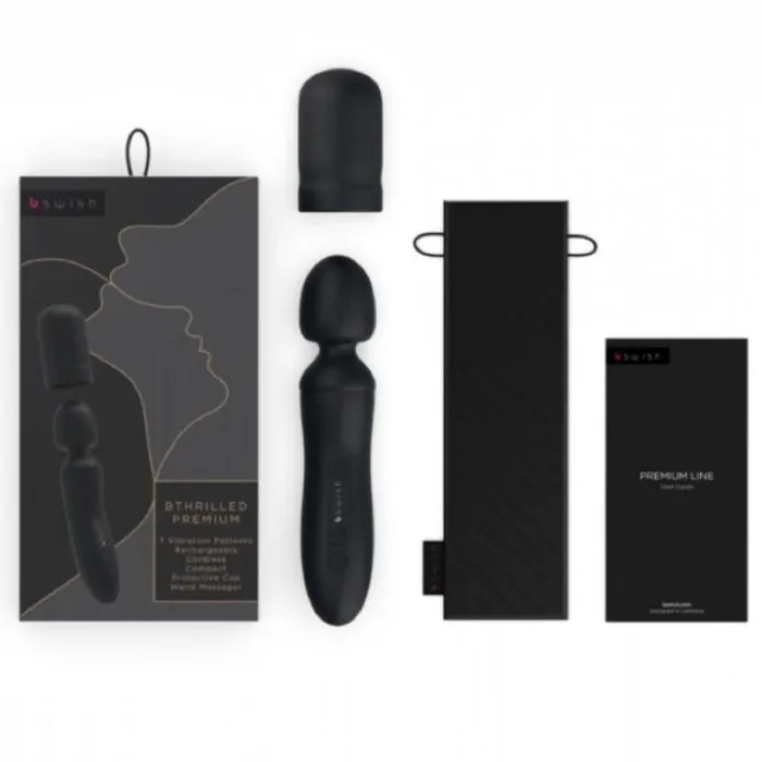 Bthrilled PremiumNoir Wand Vibrator B Swish B Swish Vibrators