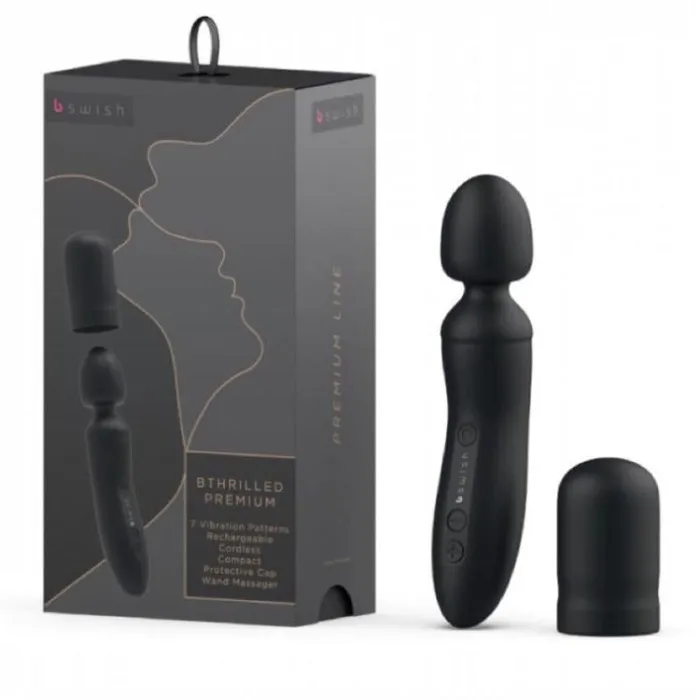 Bthrilled PremiumNoir Wand Vibrator B Swish B Swish Vibrators