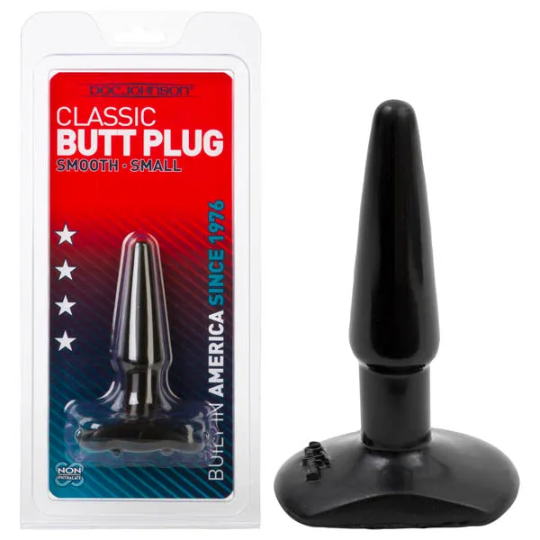 Classic Butt Plug 115 cm 45 Small Smooth Butt Plug Doc Johnson Anal