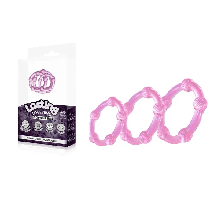 Excellent Power Male Sex Toys Lasting Love Ring 3 Piece Set Beaded Cock Rings Set of 3 Sizes Excellent Power Male Sex Toys Lasting Love Ring 3 Piece Set Beaded Cock Rings Set of 3 Sizes