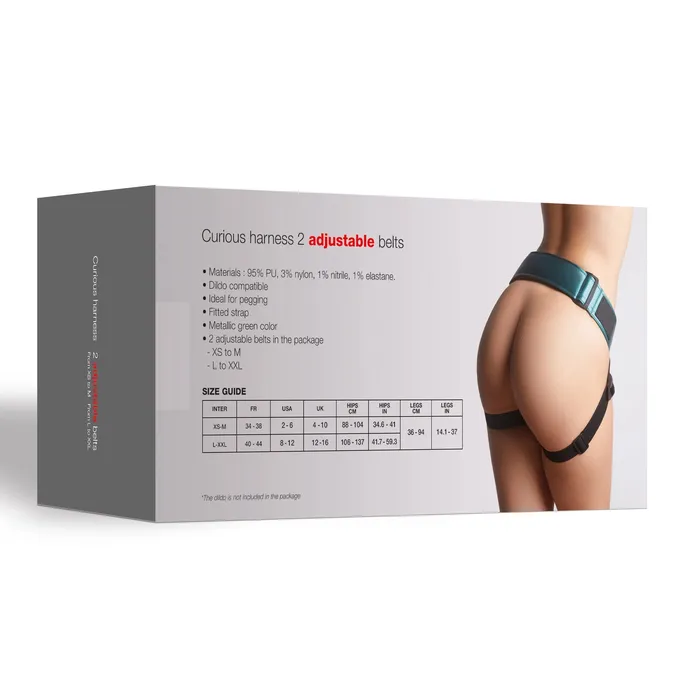Female Sex Toys LEATHERETTE HARNESS CURIOUS StrapOnMe
