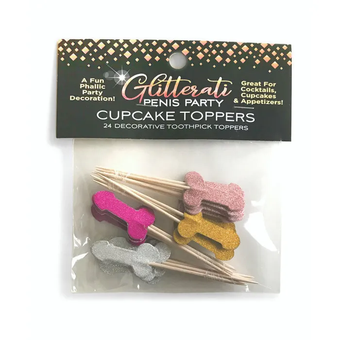 Glitterati Penis Party Picks Hens Party Novelty 24 pack Little Genie Male Sex Toys Glitterati Penis Party Picks Hens Party Novelty 24 pack Little Genie Male Sex Toys