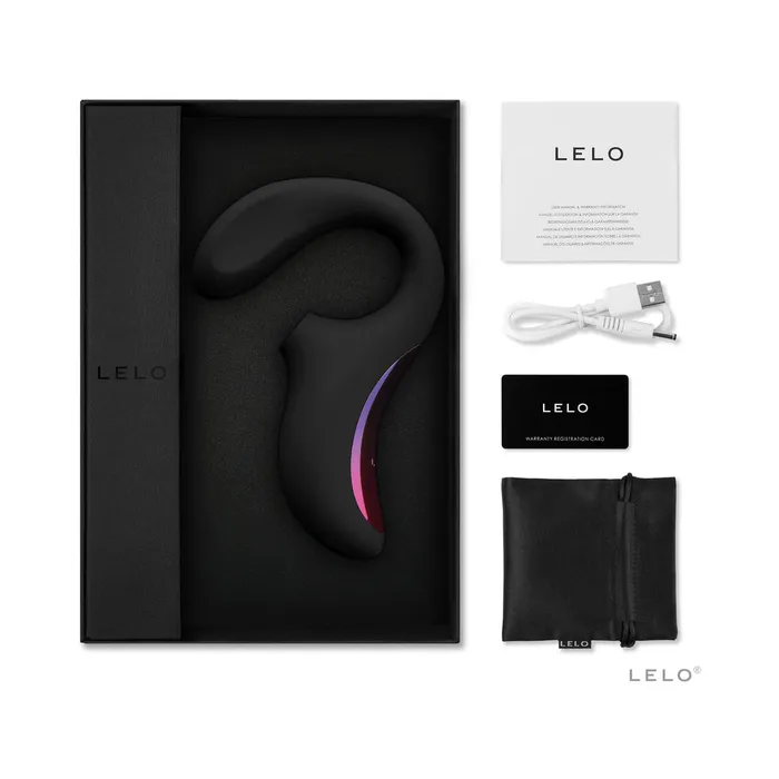 LELO Anal LELO ENIGMA Suction Dual Stimulator Black