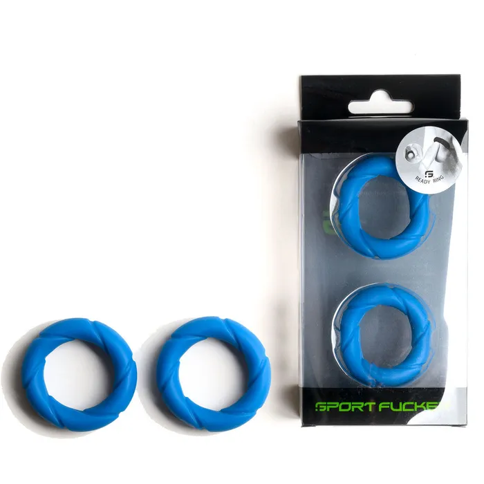 Male Sex Toys Sport Fucker Sport Fucker Ready Rings Cock Rings 2 Pack