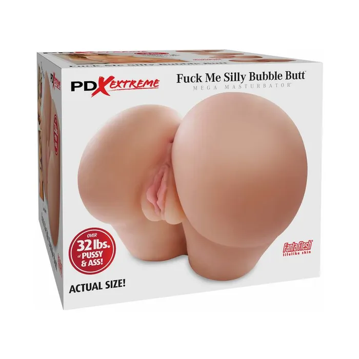 PDX Fuck Me Silly Bubble Butt DualEntry Mega Masturbator Beige PDX Brands Male Sex Toys PDX Fuck Me Silly Bubble Butt DualEntry Mega Masturbator Beige PDX Brands Male Sex Toys