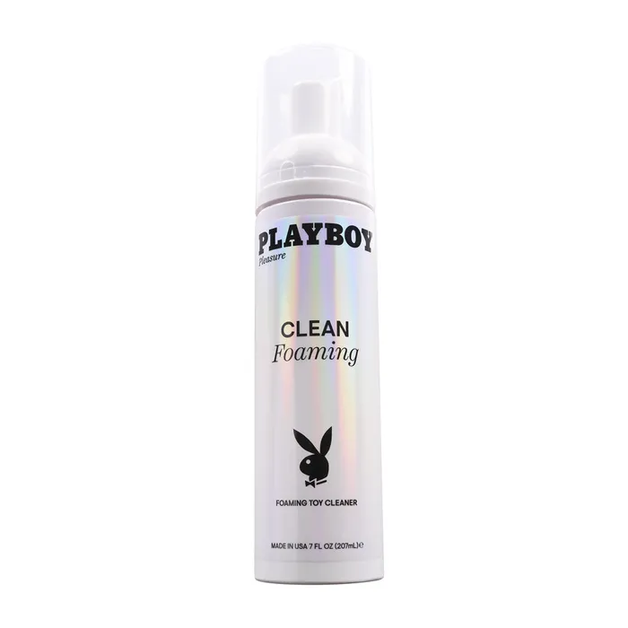 Playboy Pleasure Vibrators Playboy Pleasure CLEAN FOAMING Foaming Toy Cleaner 207 ml Bottle Playboy Pleasure Vibrators Playboy Pleasure CLEAN FOAMING Foaming Toy Cleaner 207 ml Bottle