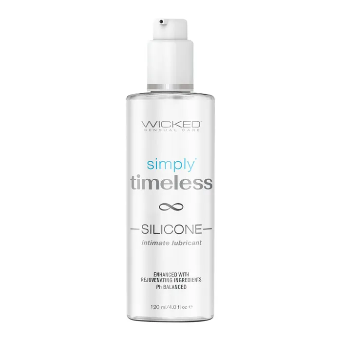 Wicked Wicked Simply Timeless Silicone Silicone Based Lubricant 120 ml 4 oz Bottle Female Sex Toys Wicked Wicked Simply Timeless Silicone Silicone Based Lubricant 120 ml 4 oz Bottle Female Sex Toys
