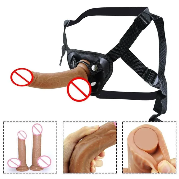 Adjustable Dildo Realistic Strapon Toys SxLife Official Female Sex Toys