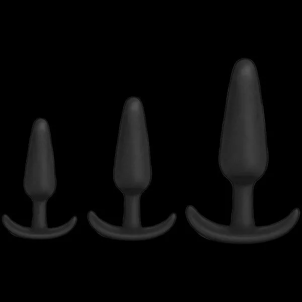 Anal Doc Johnson Novelties Mood Naughty 1 Trainer Set Black