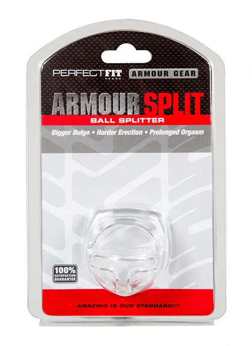 Ball Splitter Ring Clear Perfect Fit Male Sex Toys