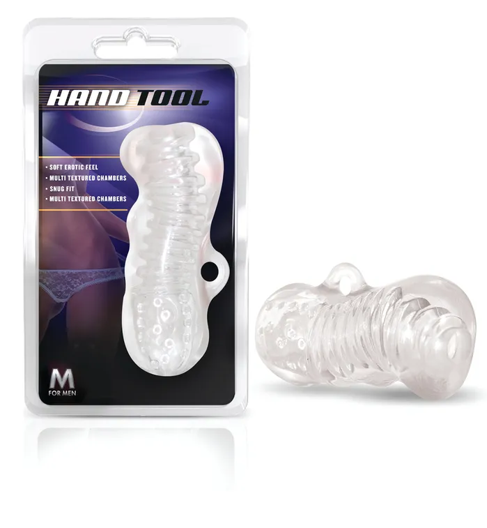 Blush Novelties Anal M For Men Hand Tool Clear