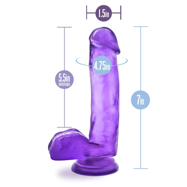 Blush Novelties B Yours Sweet N Hard 1 Purple Dong Dildos