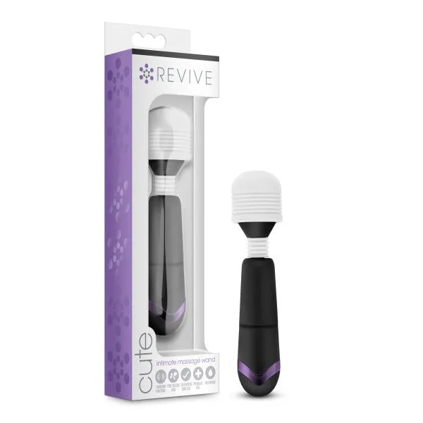 Blush Novelties Vibrators Revive Cute Intimate Massage Wand Black
