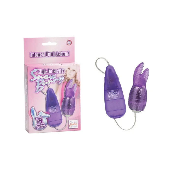 California Exotic Novelties Hi Intensity Snow Bunny Purple Vibrators