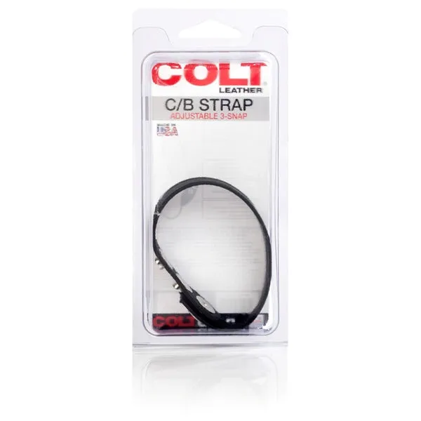 California Exotic Novelties Restraints Colt Adjust 3 Snap Leather California Exotic Novelties Restraints Colt Adjust 3 Snap Leather
